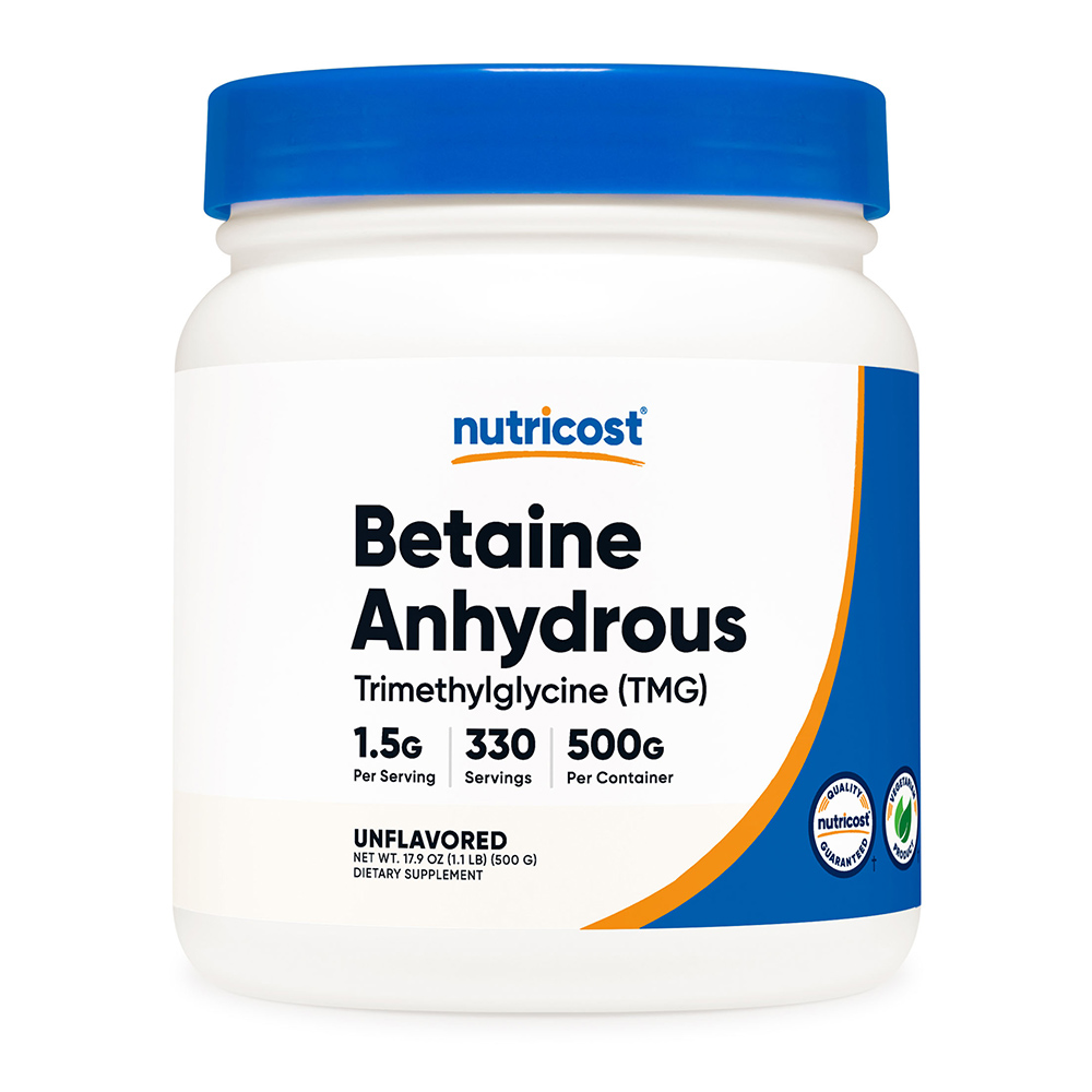 뉴트리코스트 베타인 안하이드로스 TMG 파우더 500g 무맛 1병, 1개 30,000원