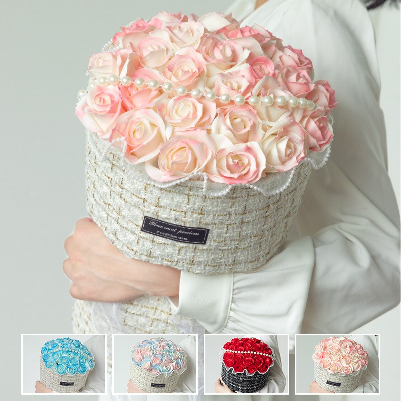 Zebeer 장미 비누 꽃다발 선물 예쁜 밸런타인데이 선물 19,500원