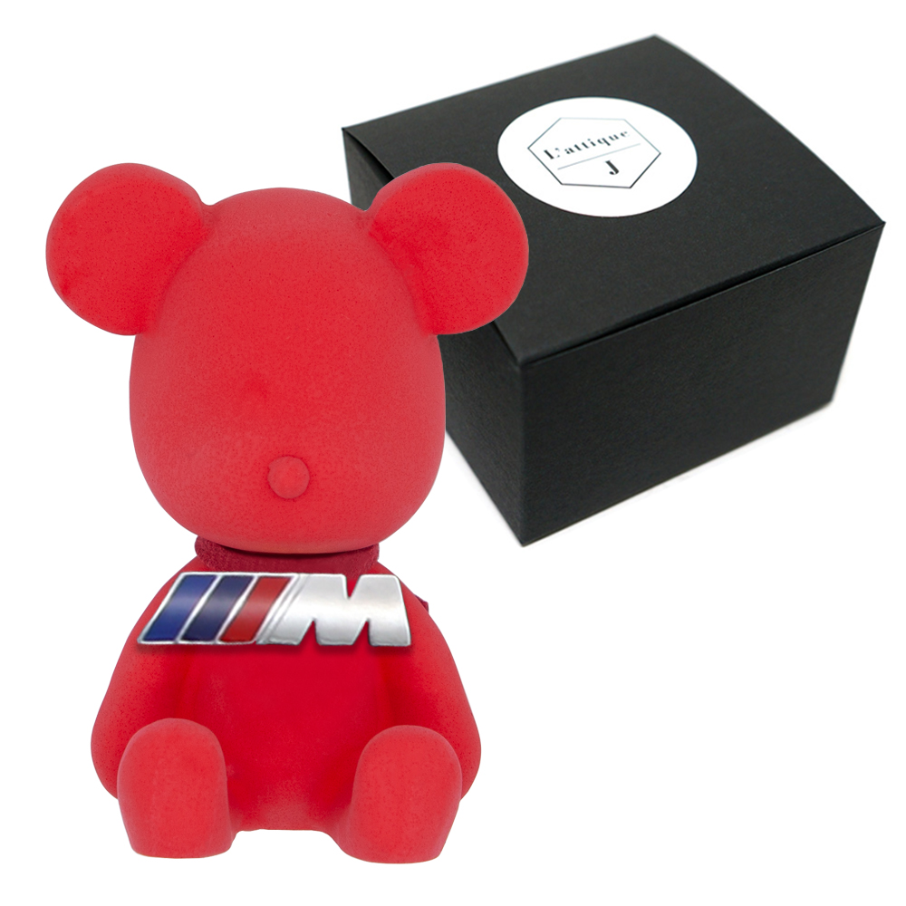 라띠크제이 엠블럼베어 차량용 방향제 BMW-M 레드 + 클린코튼 5ml 리필 13,350원