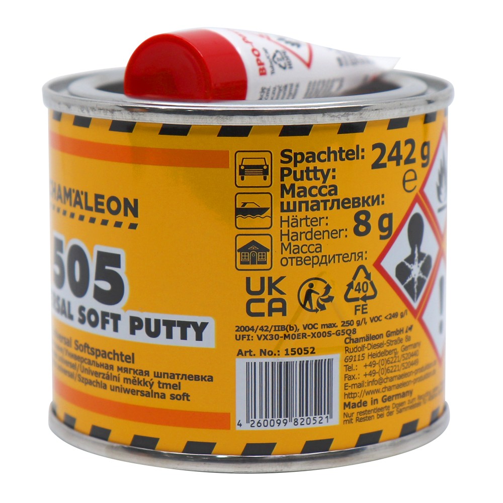 독일제 카멜레온 505 슈퍼소프트 판금 아연 퍼티 빠데 경화제포함, 1개 9,900원