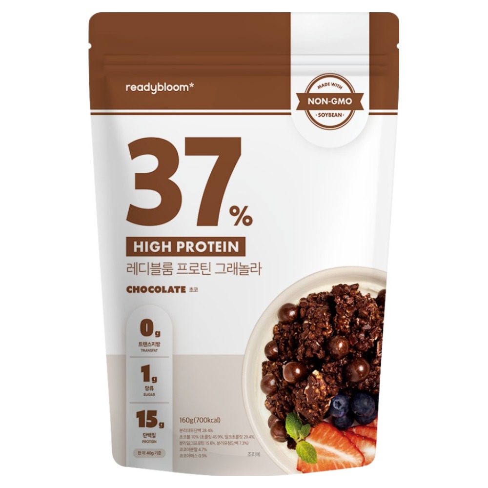 레디블룸 프로틴 그래놀라 초코 저당 시리얼 10,900원