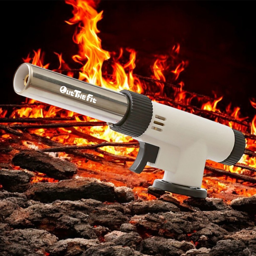 아웃더핏 액화 방지 캠핑 가스 점화 고화력 원터치 토치 점화기, 1개, 화이트 14,000원