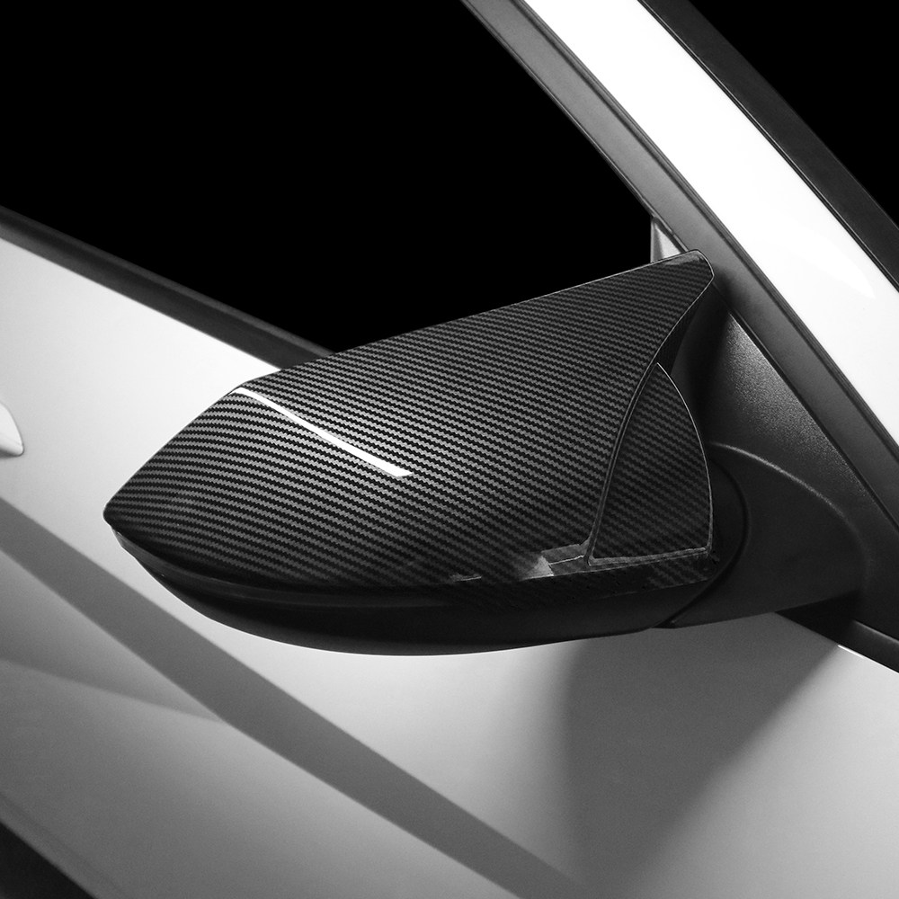 유투카 호환 아반떼 CN7 튜닝 뿔미러 커버 카본 블랙 몰딩 용품, 유광 카본, 1개 35,000원
