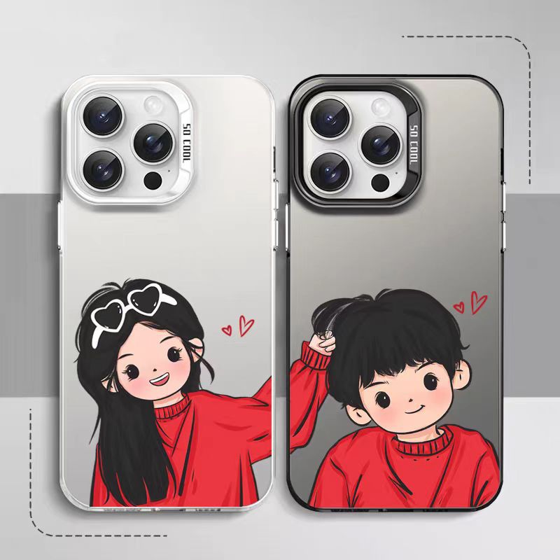 개아냥 머리끄덩이 커플케이스 아이폰 변색방지 휴대폰 케이스 9,800원