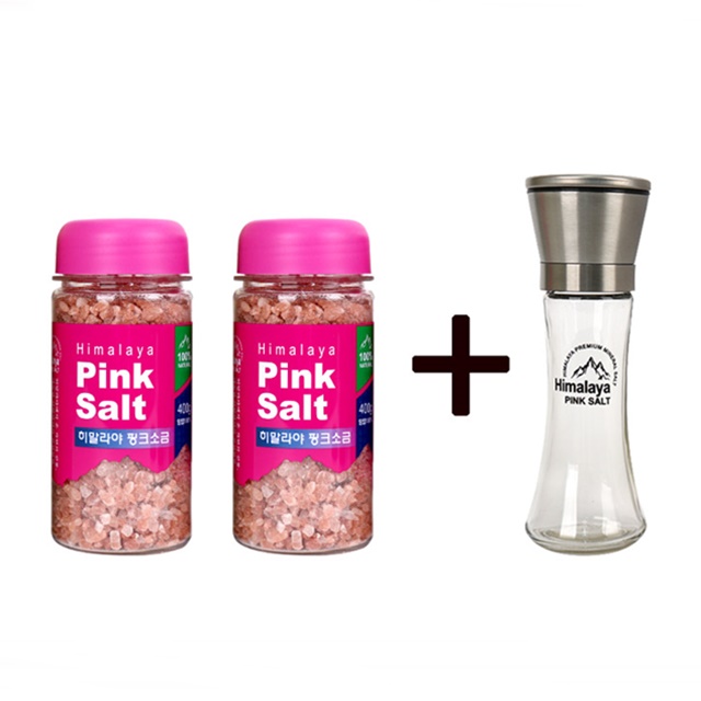 100%천연식용암염 히말라야핑크솔트 선물세트 400gx2p 16,000원