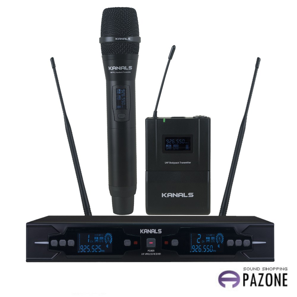 BK-820N 카날스 2채널 강의용 회의실 방송용 공연용 보컬 무선마이크 823,200원