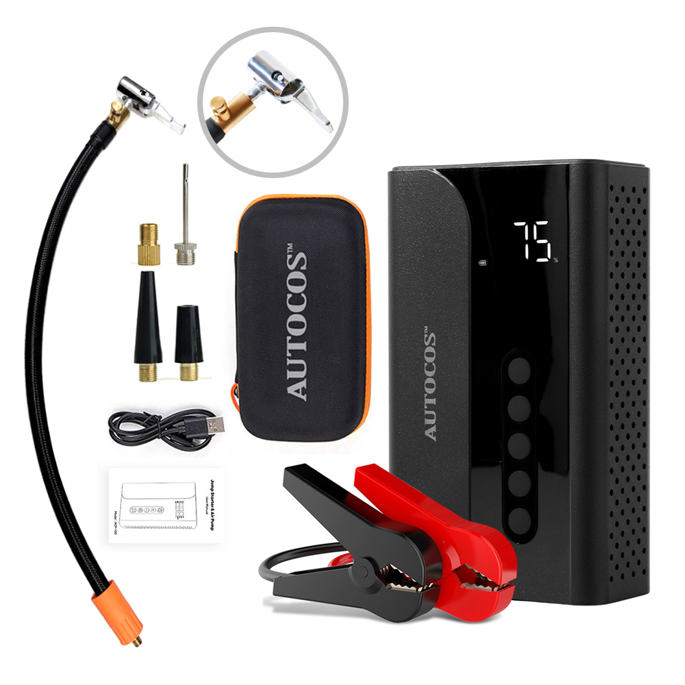 오토코스 40cm 배출버튼 내장 점프스타터 앤 공기주입기 9V 159,500원