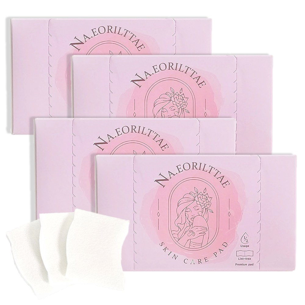 [4박스] 나어릴때 1/2 스킨케어 화장솜 (160매/320컷), 4개 9,900원