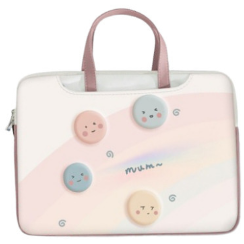 런디 노트북 가방 파우치 케이스 어깨끈, 동글 스마일 19,800원