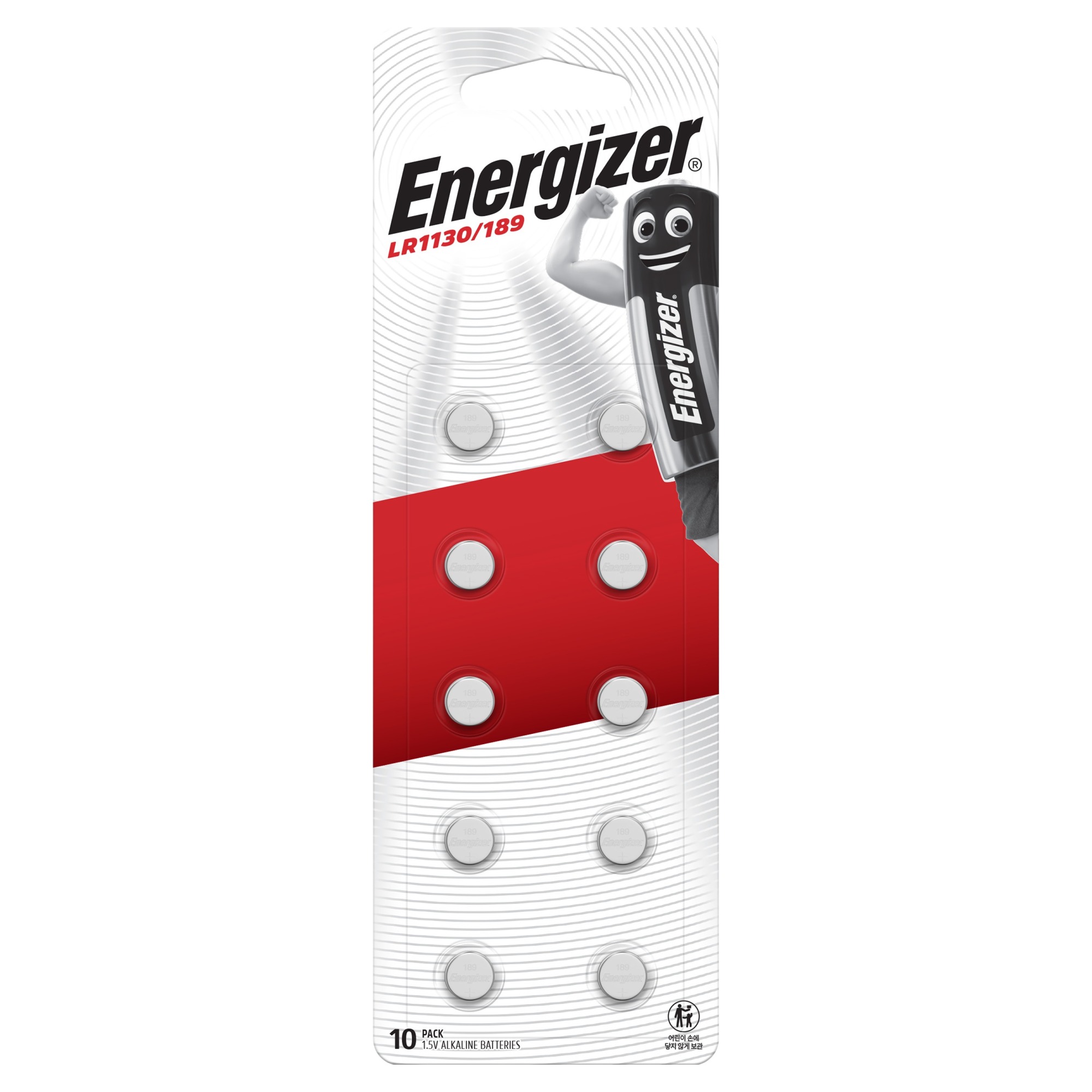 에너자이저 알카라인 버튼셀 코인 건전지 LR1130/189, 1개, 10개입 7,900원