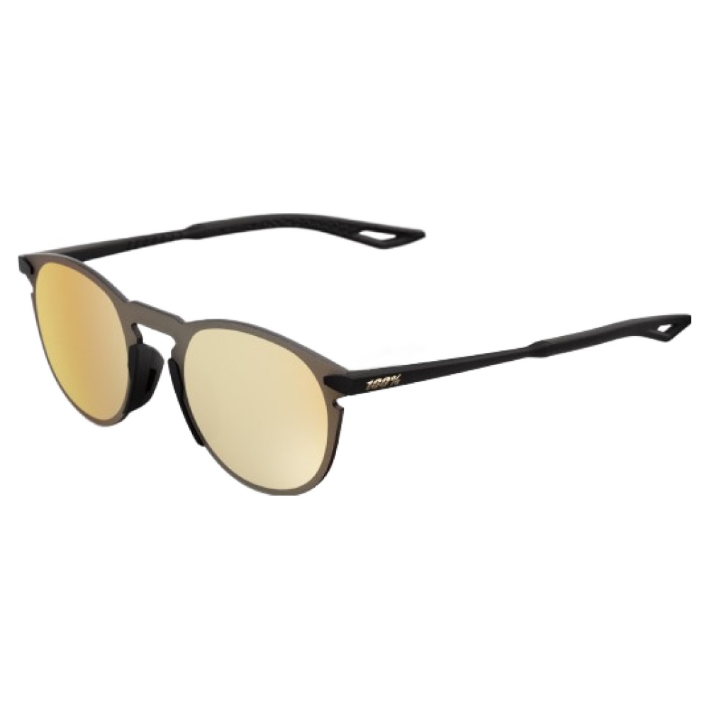 100퍼센트 고글 레제르 라운드 매트, 블랙 + 하이퍼 24K 골드 미러렌즈, 1개 162,000원