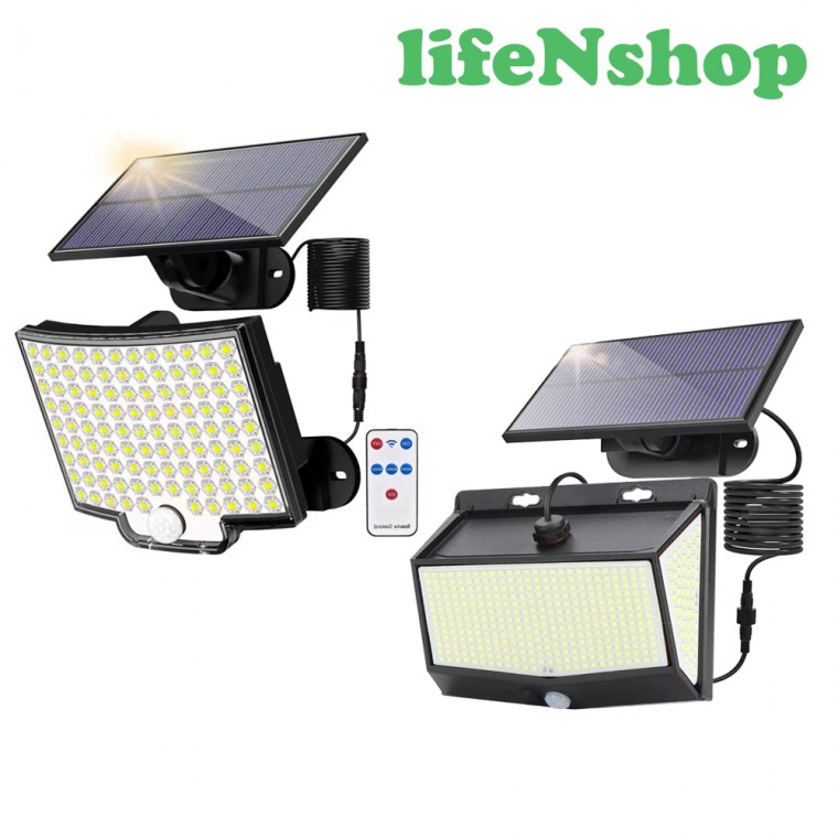 라이프엔 점보106구 468구 패널분리형 LED태양광 센서등 태양열 정원등 가로등 외부벽등 38,400원