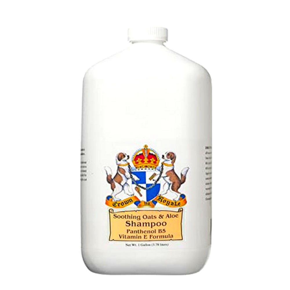 (펌프증정) 미국 크라운로얄 수딩 오트&알로에 샴푸 고농축 저자극 단백질 샴푸 민감피부진정 모발강화 전견종 도그쇼 애견미용사 추천 135,000원