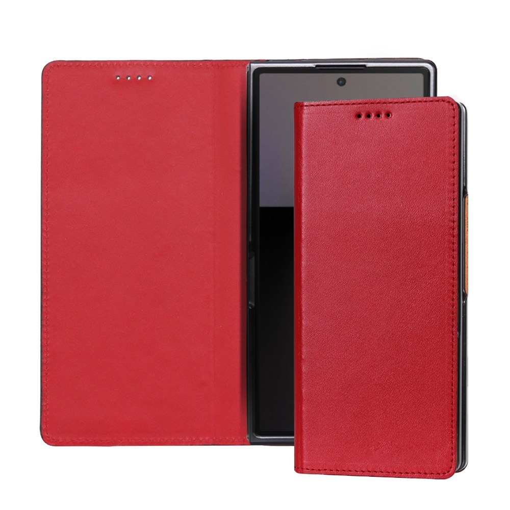 마뜨 초슬림 갤럭시 Z폴드7 힌지보호 천연 소가죽 슬림 플립커버 가죽케이스 59,900원