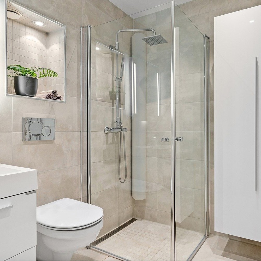 폭맞춤 재단 샤워부스 강화유리 파손 비산방지 투명안전필름 시트지 8,800원