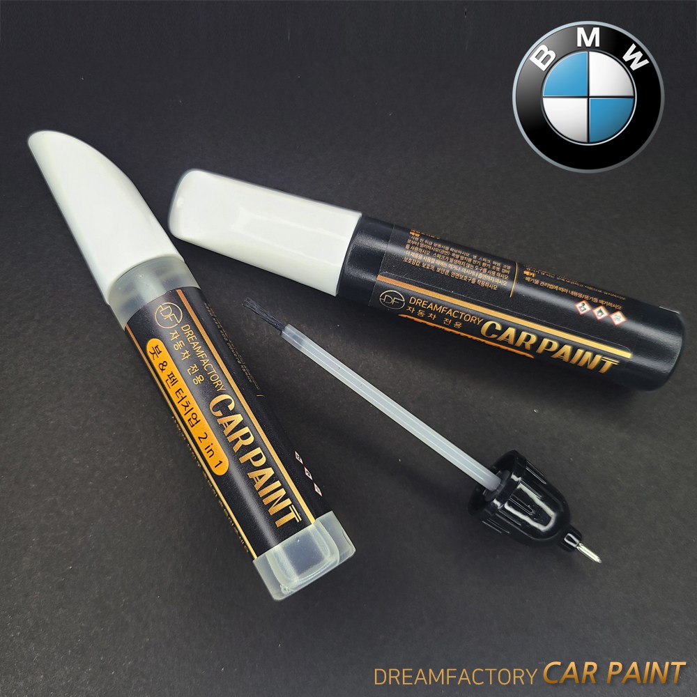 드림팩토리] BMW / MINI 자동차 차량용 붓펜 +투명마감 2개 도색 보수용 카페인트 16,900원