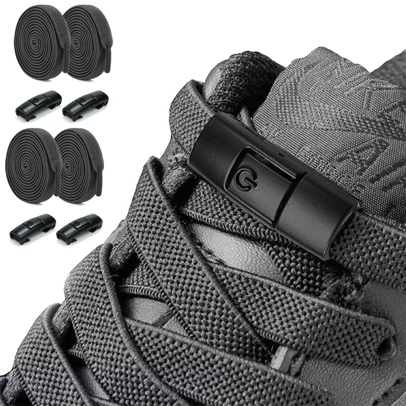 PARAGS 매듭없는 버클 클립 고무 신발끈 2켤레 세트 9,800원