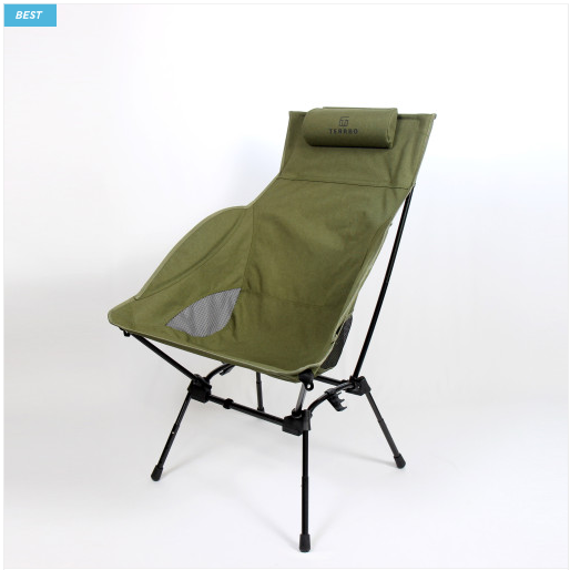 테르보 마칸 플러스 경량 체어 와이드 블랙/카키, 1개, 카키 91,000원