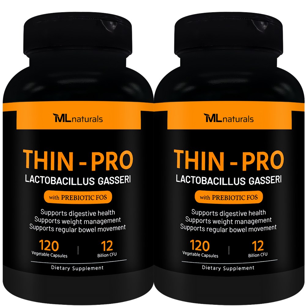 [미국번개배송] 신제품 착한명품 마이라이프 내추럴스 Thin-Pro 유산균 120억 CFU 락토바실러스 가세리 + FOS, 2개, 120정 65,900원