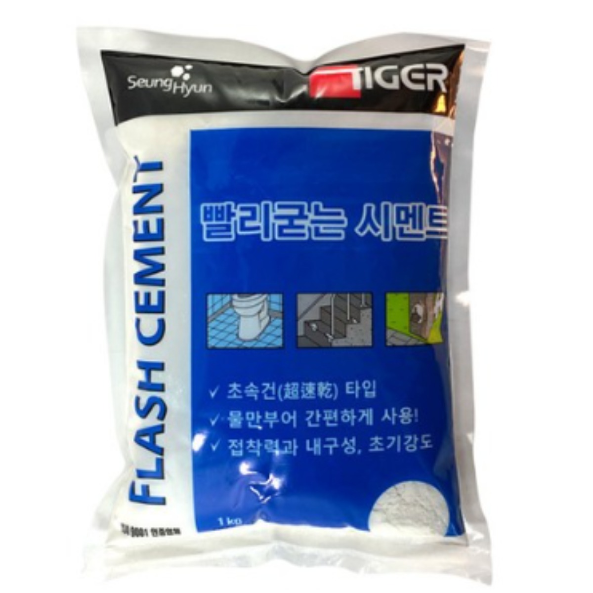 JSS&D 타일줄눈 백 시멘트(백색) 욕실 변기 틈새 벽 메꾸미 보수, 1개 2,900원