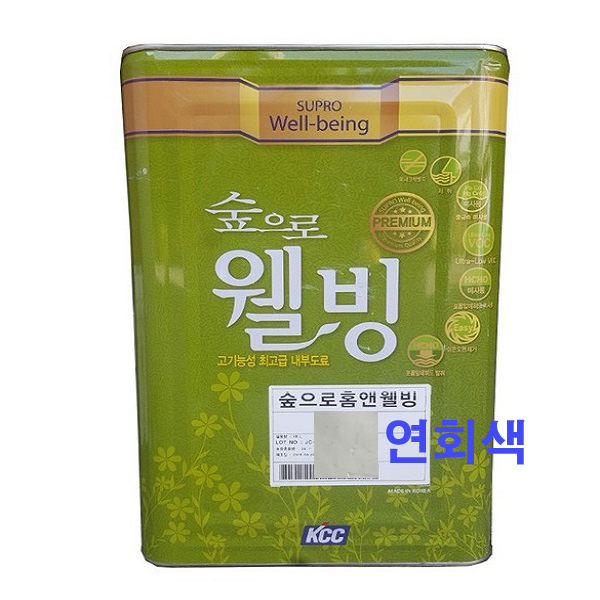 KCC페인트 친환경 숲으로 웰빙 수성18L 182,000원