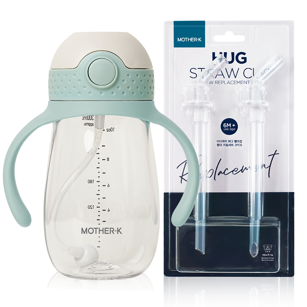 마더케이 유아용 허그 추 빨대컵 + 빨대 리필 2p 세트 21,780원