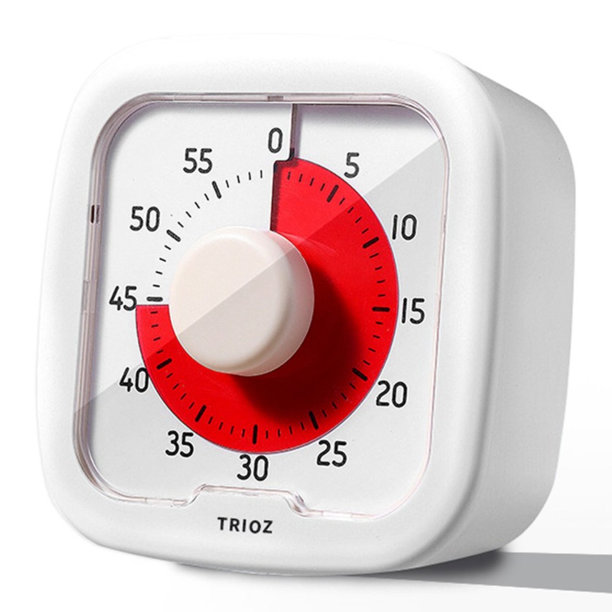 트리오즈 무소음 구글타이머 뽀모도로 타이머, 1개, 화이트 10,500원