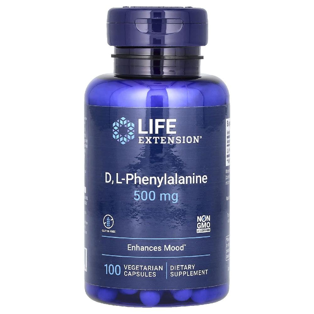 Life Extension D L-Phenylalanine 페닐알라닌 500mg 100정 27,500원