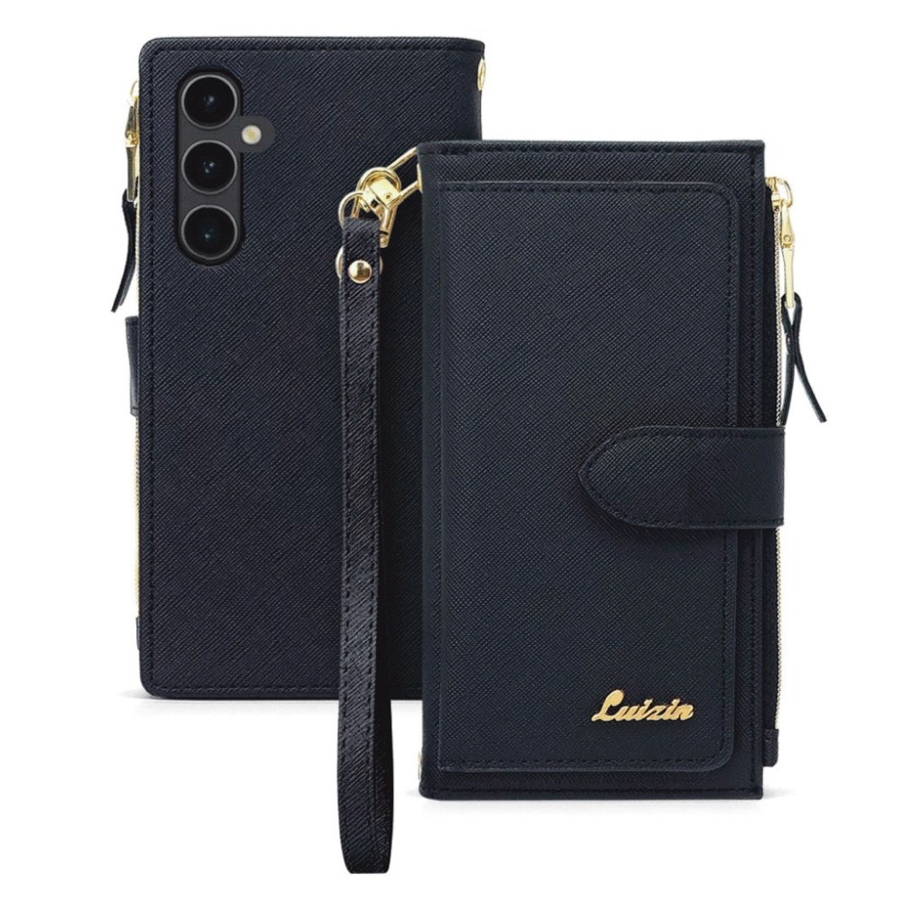 갤럭시 S23시리즈 S23 / S23플러스 / S23울트라 - 엘원 지퍼1칸 + 카드7칸 + 지폐2칸 다이어리 케이스 + 손목스트랩 18,800원