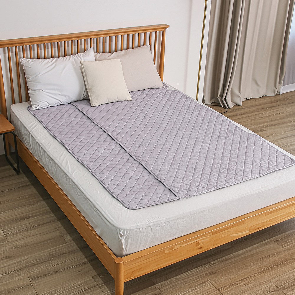 최신형 당일출고 무료배송 한일의료기 프리미엄 카본 탄소열선 전기요, 퍼플 그레이 패턴 HL-204D(22) 더블(135*180cm),싱글(100*180cm), 더블(135*180cm) 29,900원