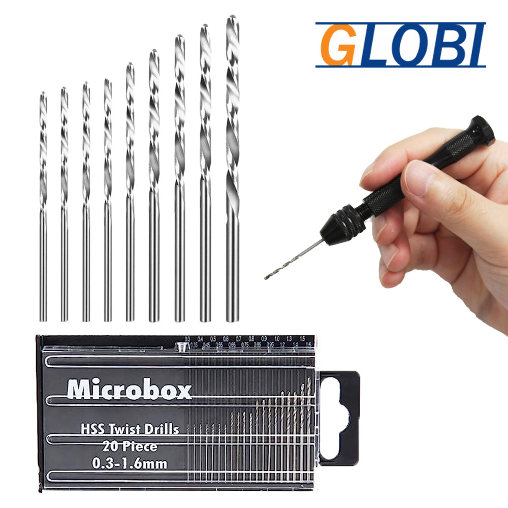 글로비 미니 핸드 드릴 20종 핀바이스 세트, 1개 8,900원