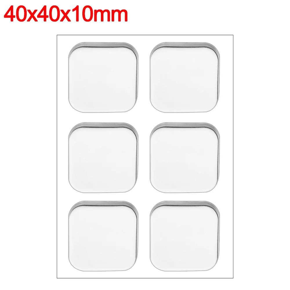 GEEKI 충격 방지 패드 미끄럼 소음 도어 쿠션 손잡이 가구 문 범퍼 6Pcs 실리콘 스토퍼 라운드 클리어 머플러 벽 프로텍터 자체 접착 핸들 충돌 11,300원