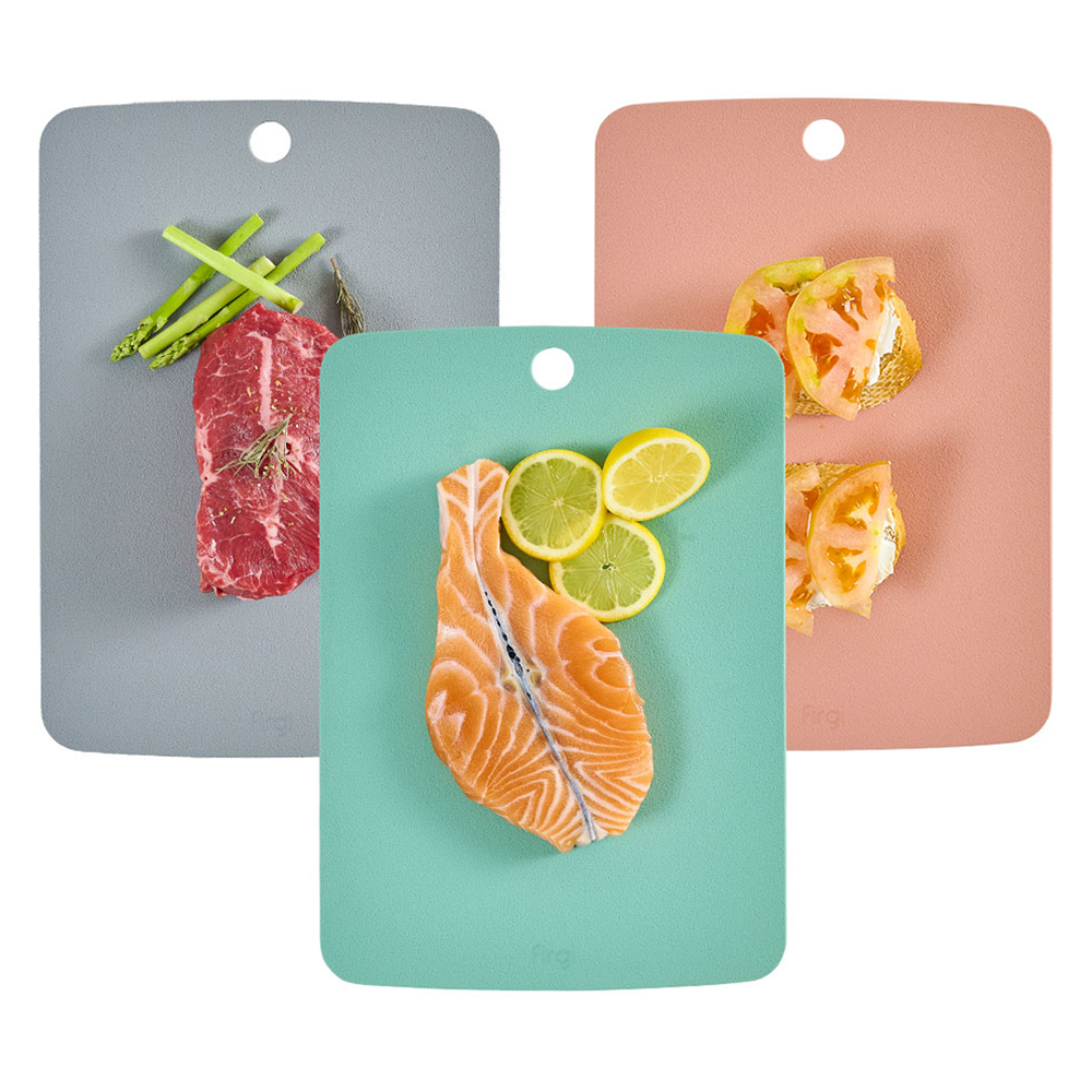 퍼기 아동용 이유식 TPU 도마 3종 세트, 코랄 + 민트 + 그레이, 1세트 16,900원