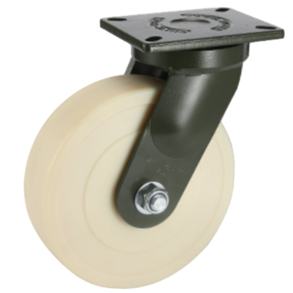 고하중 캐스터 25cm(10인치) 2700kg 나일론바퀴 회전형 운반차 반도체장비 생산설비 193,000원