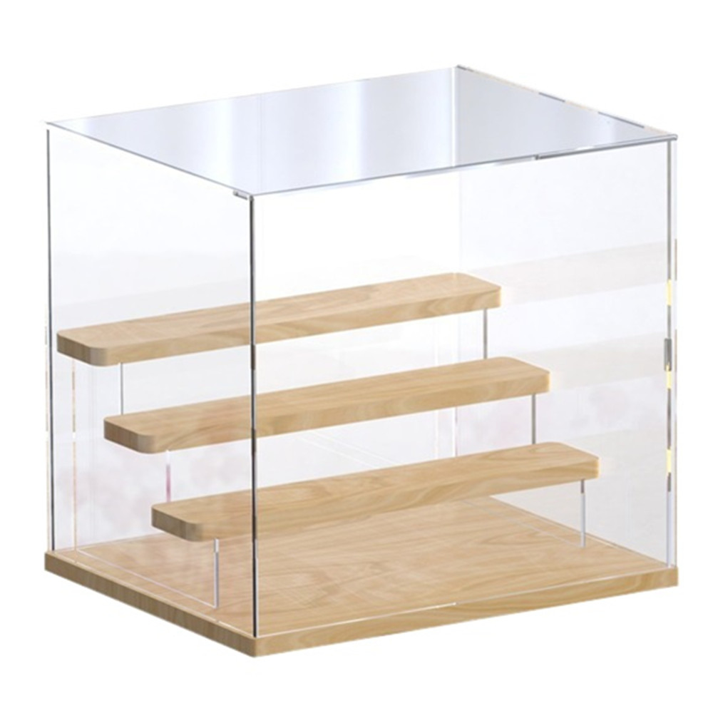 LED 조명 장착형 투명 아크릴 피규어 수납 디스플레이 케이스 피규어 인형, 1개 29,800원