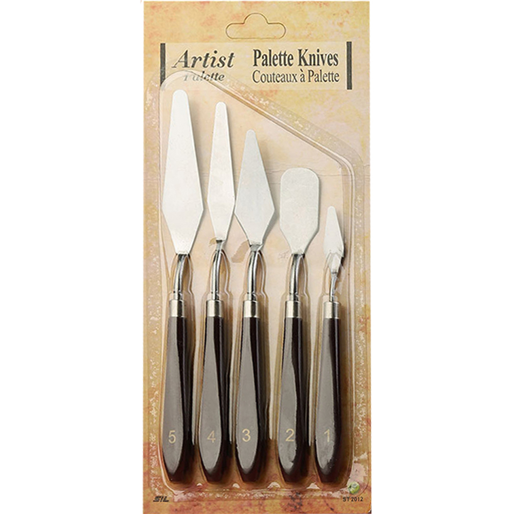 동아피엠에스 팔레트 미술용 나이프 5종 세트 6,200원