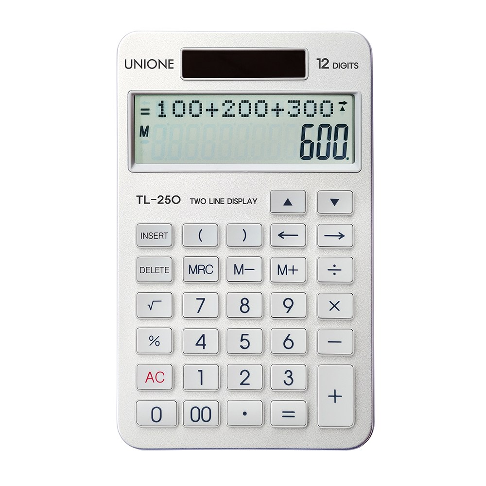 유니원 일반 수식 2줄 계산기 TL-250 15,480원