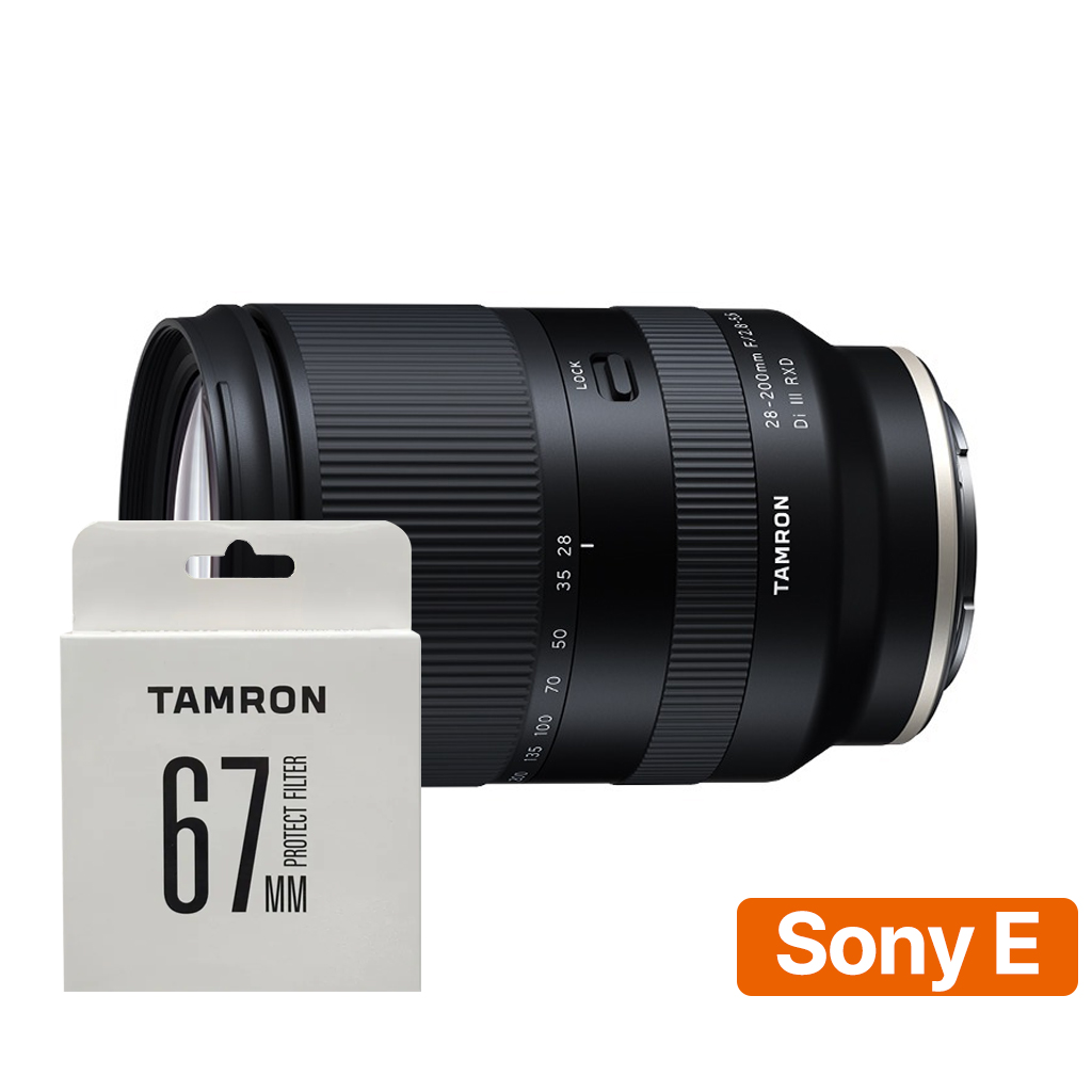 [지금사면 무상보증 3년] 탐론 28-200mm F/2.8-5.6 Di III RXD A071 소니FE 마운트 + 탐론 PROTECT FILTER 67mm, 단일상품 908,000원