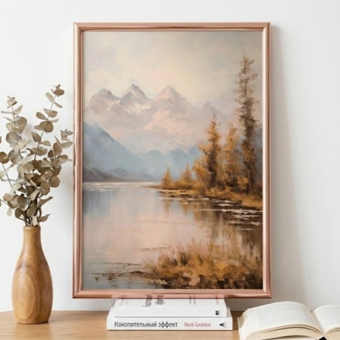 UV 아크릴 인쇄기법 수채화 NO10, 로즈골드 39,900원