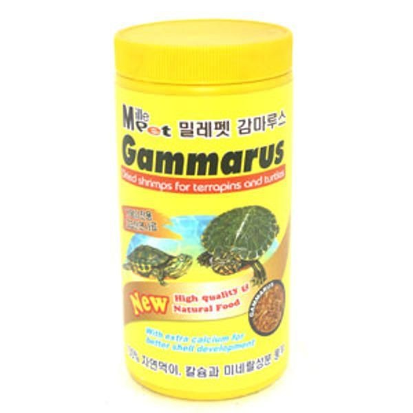 테온셀 원주한강수족관/밀레펫 감마루스 110g/1000ml/거북이사료/청거북먹이/고기밥 43,100원