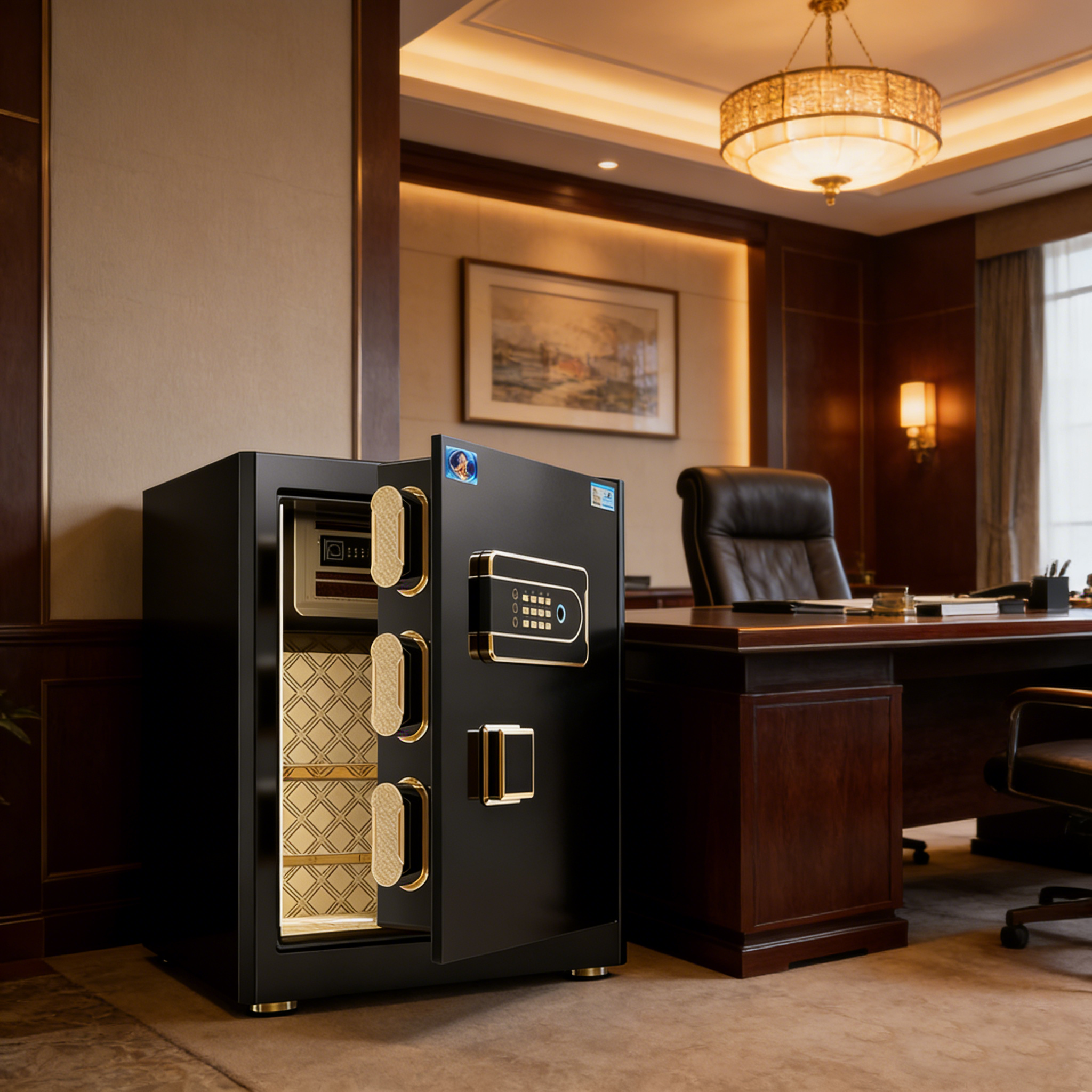 비밀스러운 가정용금고 소형 금고 금고 암호 도난 방지 세이프, A45cm 133,600원