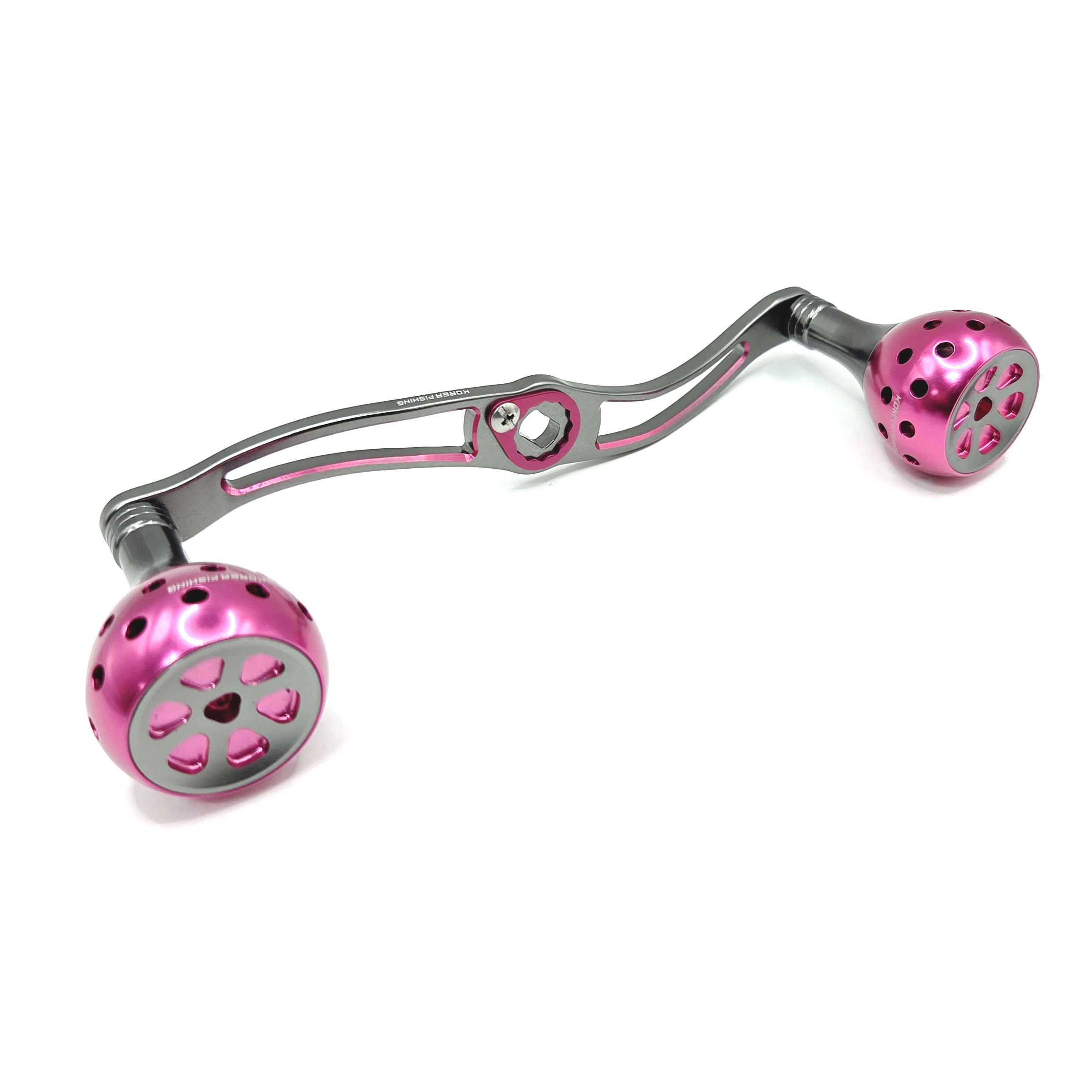 베이트릴 더블핸들 튜닝핸들 튜닝 노브 초정밀 알루미늄 초경량 시마노 다이와 아부가르시아 바낙스 호환, 1-4 핑크, 더블핸들(베이직)BDH-130mm 19,000원