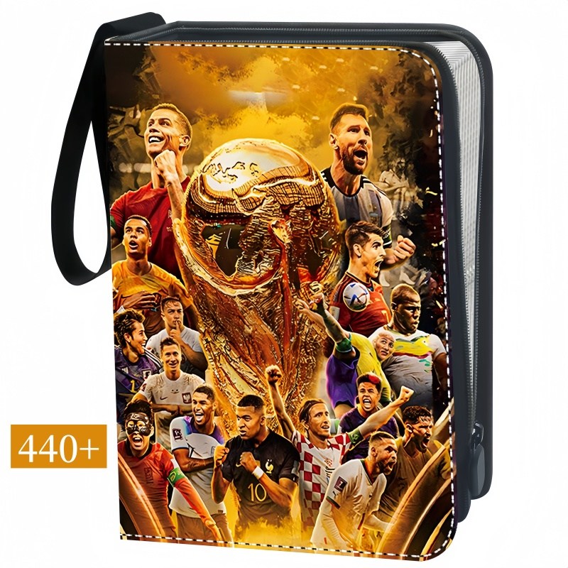 축구 카드 수집 앨범 대용량 포켓몬 440 장 포카 바인더 카드 보관함 스크랩북 게임 카드 수집함 PU 방수 재질, 황색 440 13,900원