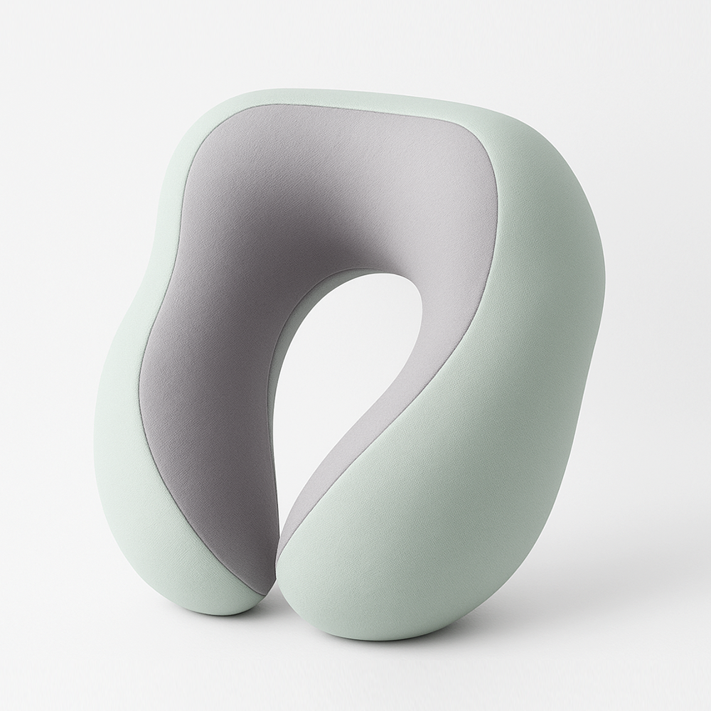 Smoofy 접이식 메모리폼 U형 목베개 휴대용 여행 비행기목베베개 + 수납박스 18,000원