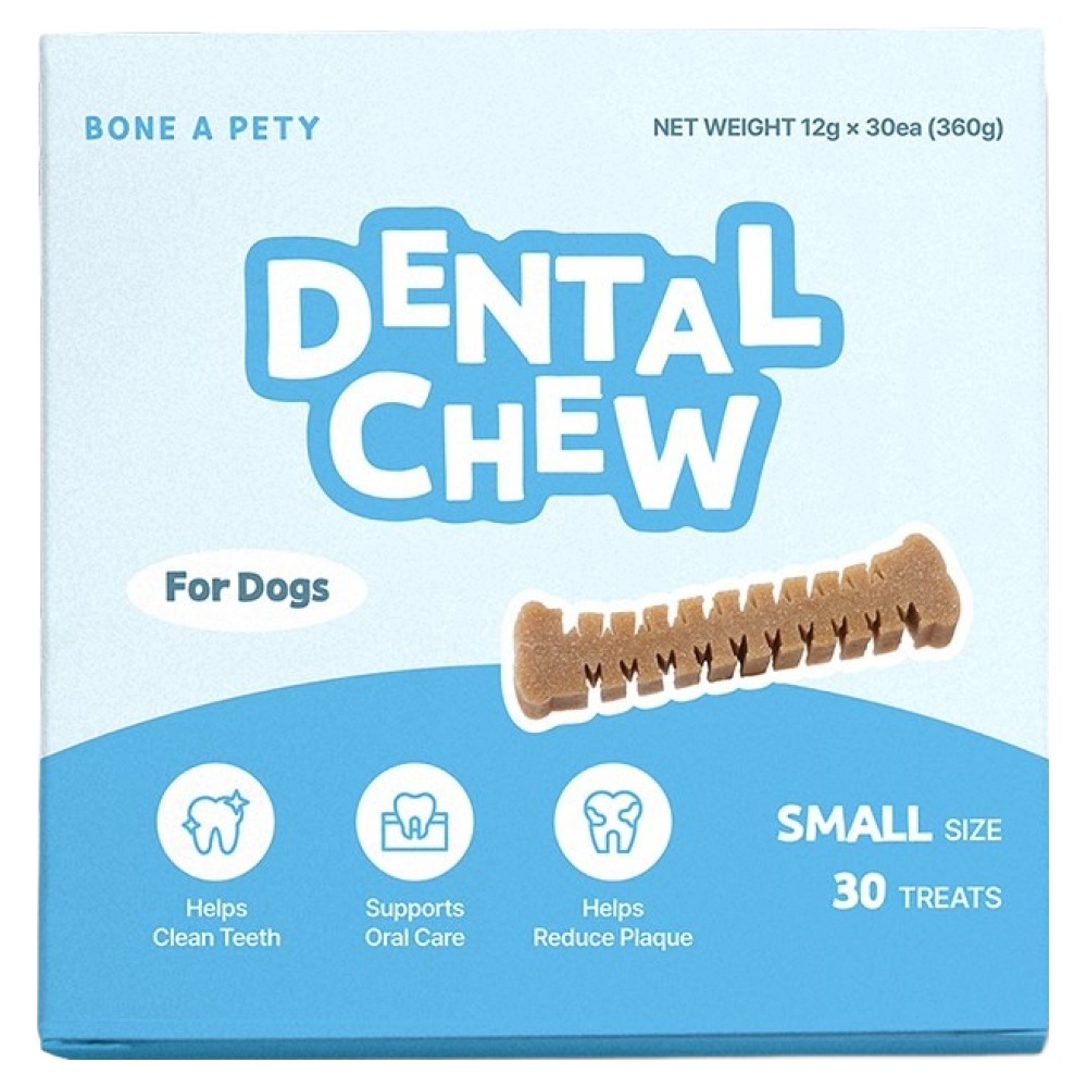 본아페티 강아지 덴탈츄 치석 치태 제거용 락토페린 개껌 30p 21,060원