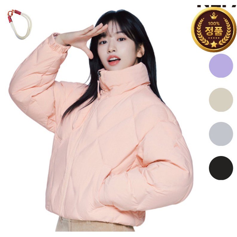 네파 여자 여성 안유진 클라우드 스위치 양면 튜브 구스 다운자켓 + 사시오폰고리 89,000원