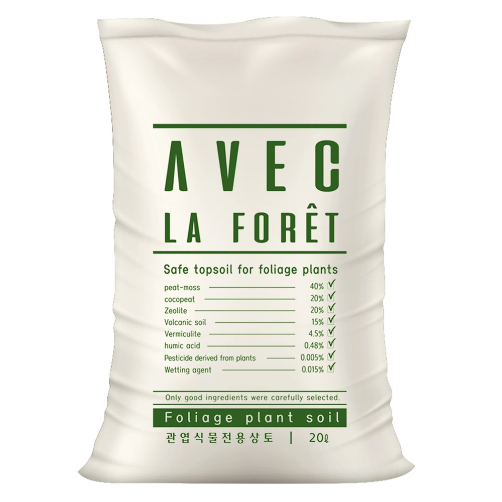 아베크라포렛 관엽식물 전용 상토20L -몬스테라 고무나무 반려 식물 분갈이흙, 1개, 20L, 현재가 22,000원