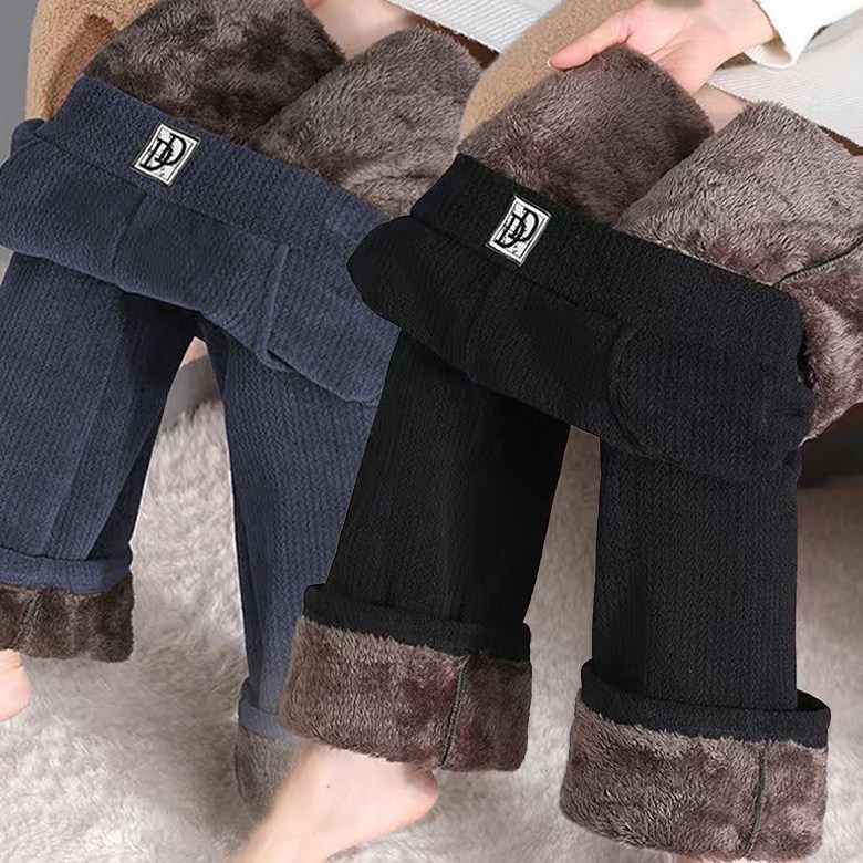 1+1 2장묶음 기모 코듀로이 바지 따뜻한 겨울바지 스판밴딩 와이드 캐주얼 레터링 팬츠 빅사이즈 21,900원