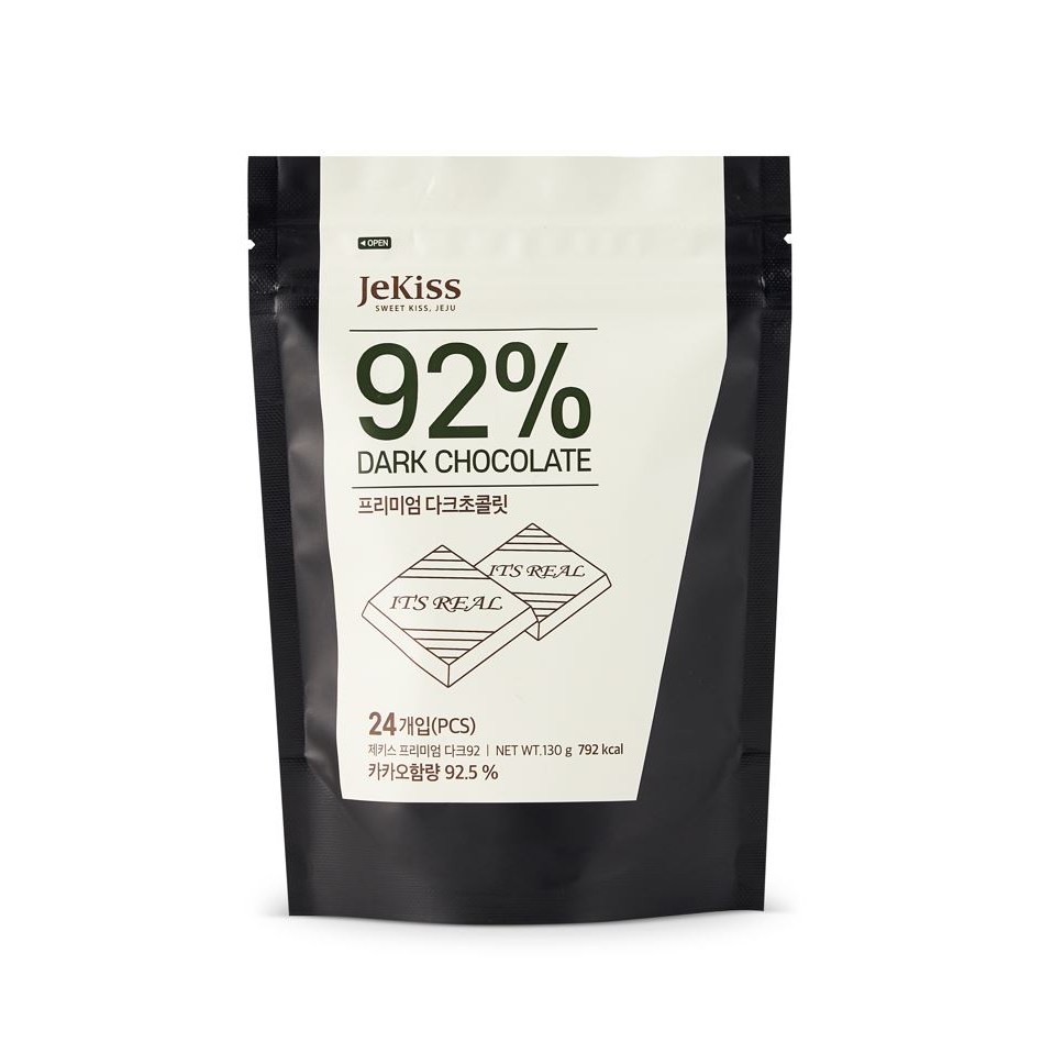 제키스 다크 92% 초콜릿 파우치, 130g, 1개 15,000원