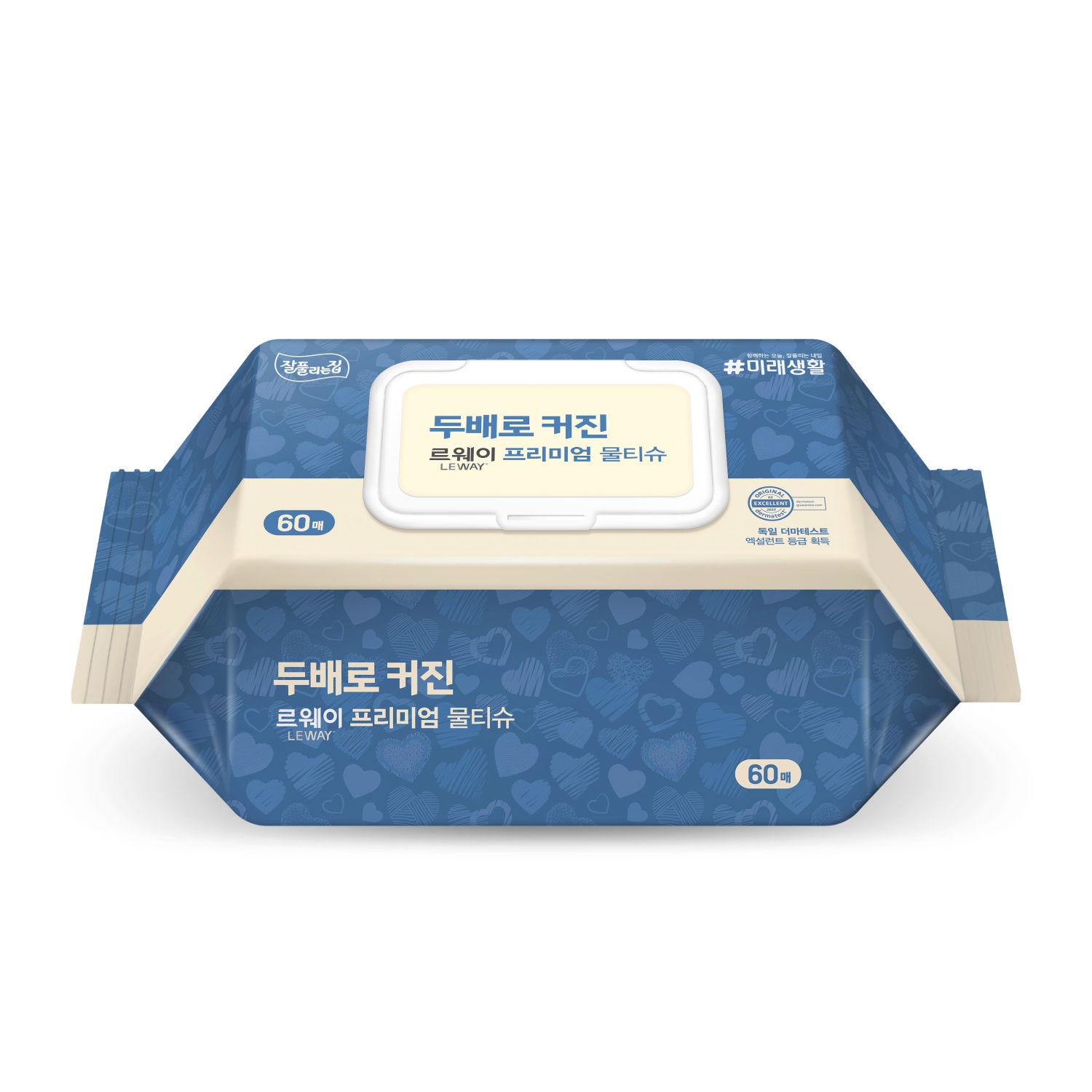 잘풀리는집 르웨이 대형 물티슈 캡형 60매 13,200원